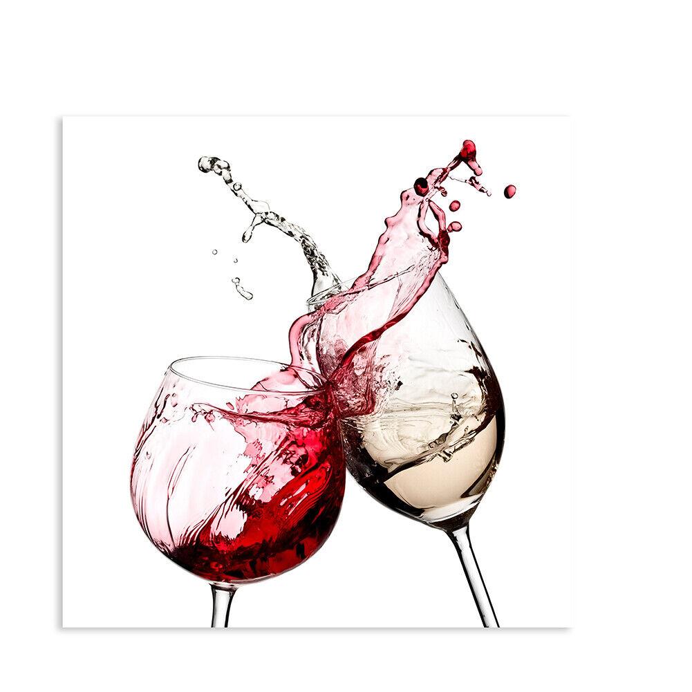 red and white wine